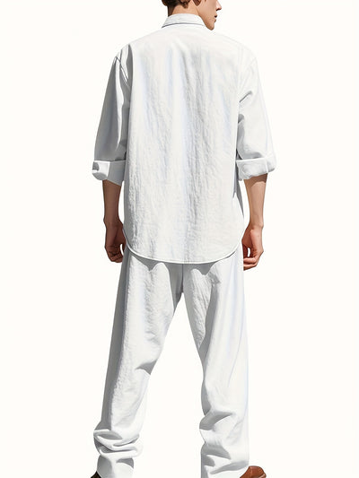 Lässiges Herren Leinenset