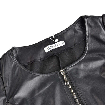 Lily Lederjacke mit Puffärmeln | Ideal für den Sommer