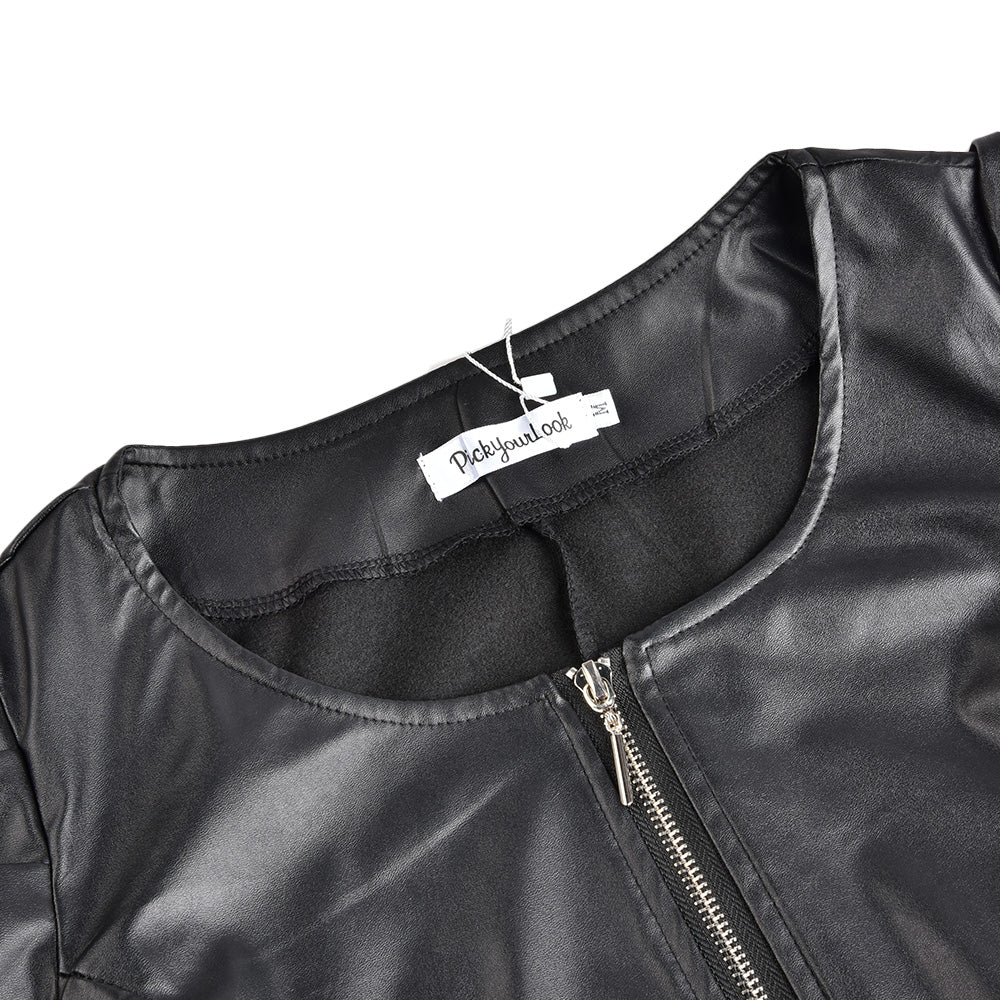 Lily Lederjacke mit Puffärmeln | Ideal für den Sommer