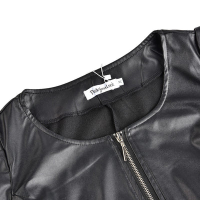 Lily Lederjacke mit Puffärmeln | Ideal für den Sommer
