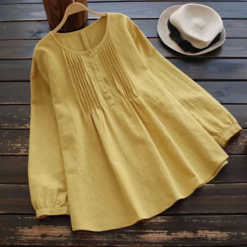 Elegante Damen Langarm Bluse