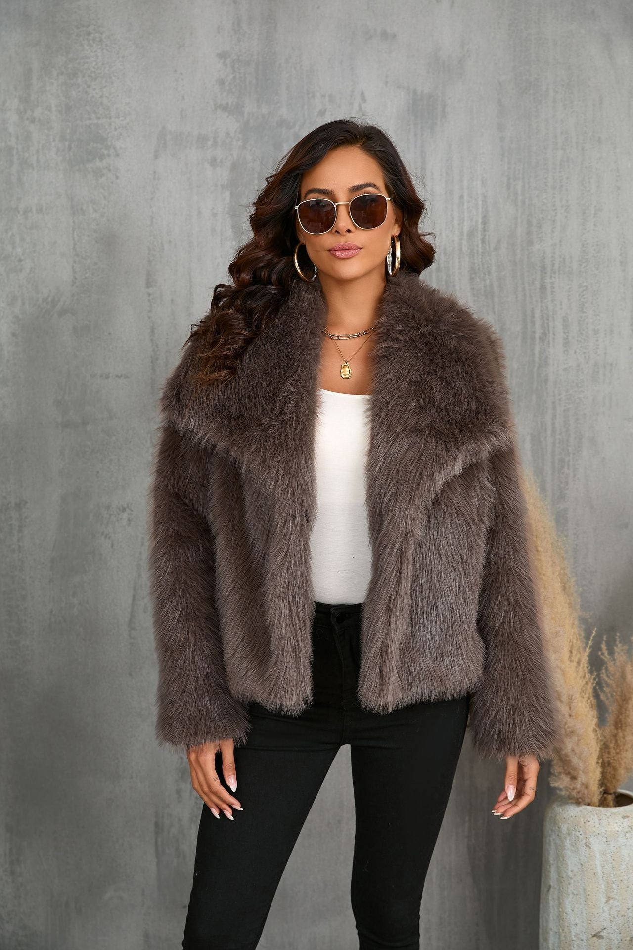 Alba® | Elegante Kunstpelzjacke