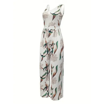 Martha - Ärmelloser Jumpsuit mit weitem Bein