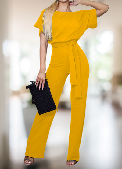 Denise - Eleganter Jumpsuit mit Ärmeln