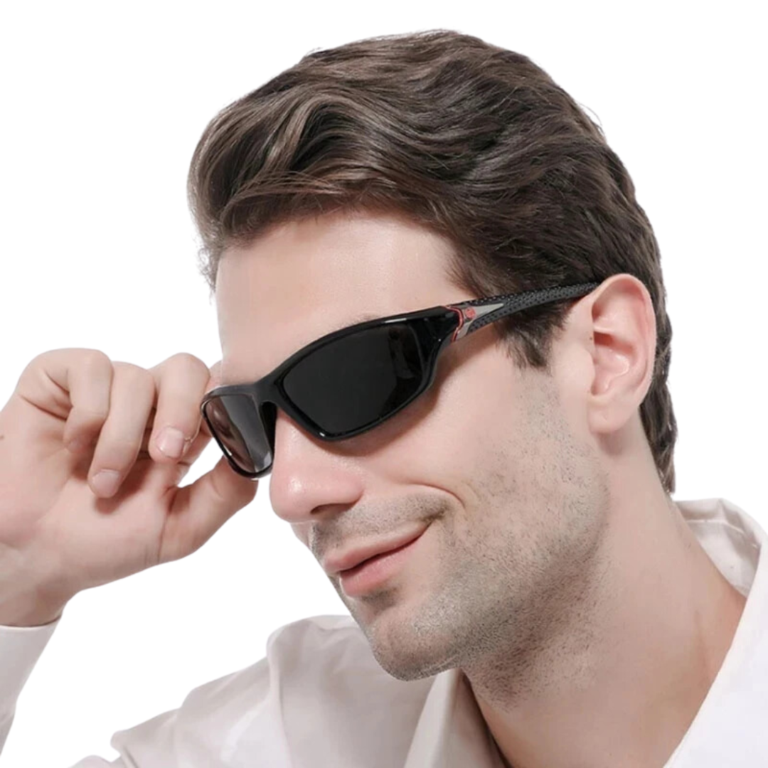 Sportbrille für Herren | Polarisierende Gläser