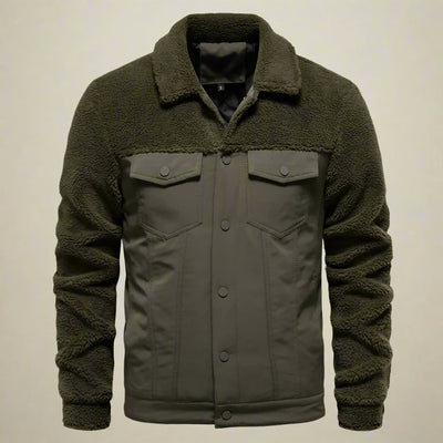 Warme Herren Sherpa Jacke