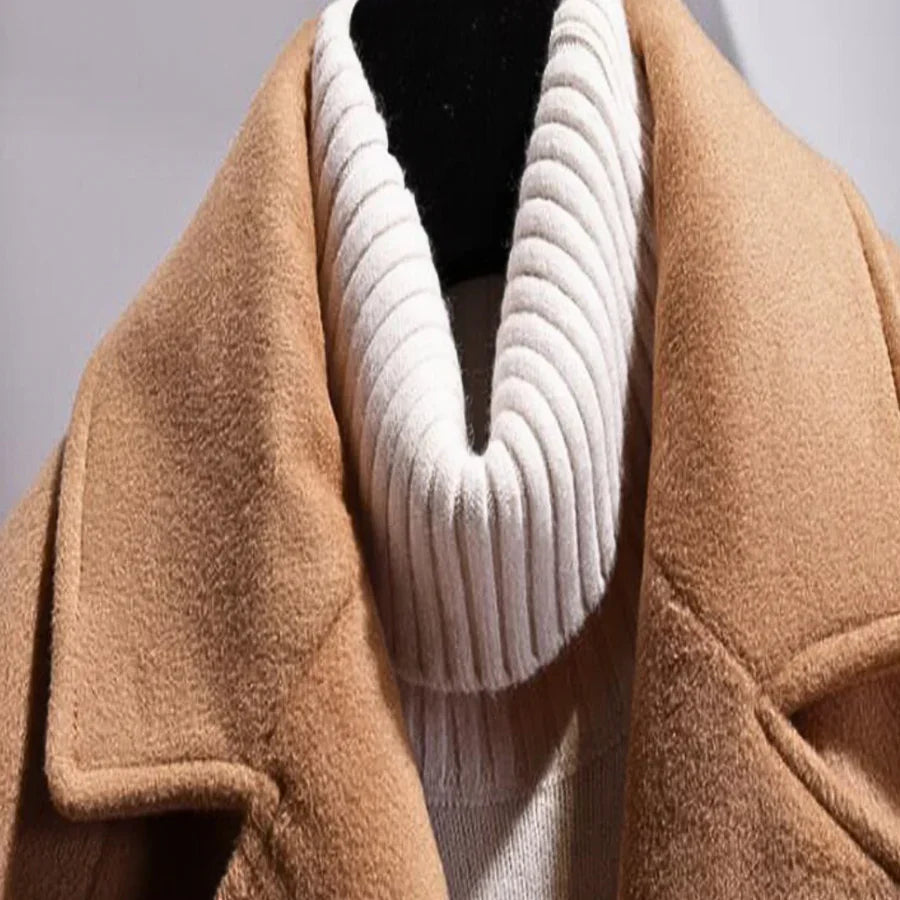 Delaney - stylische jacke mit modischem gürtel für damen