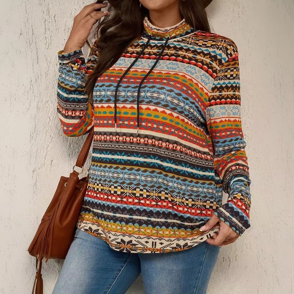 Genoveva® | Lässiger Pullover mit Schnürsenkeln