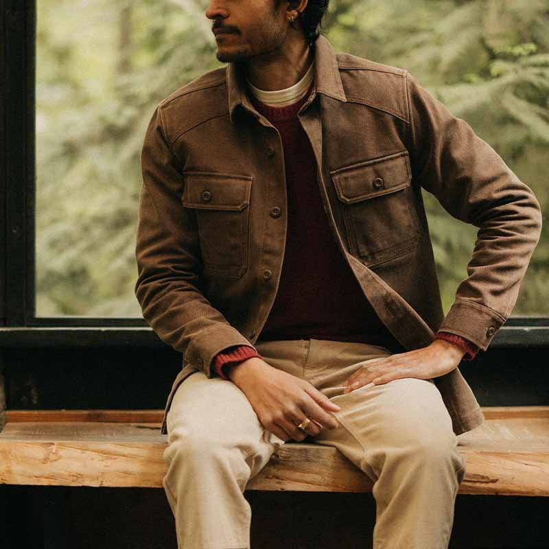 Herren modische Utility-Überjacke Aliams