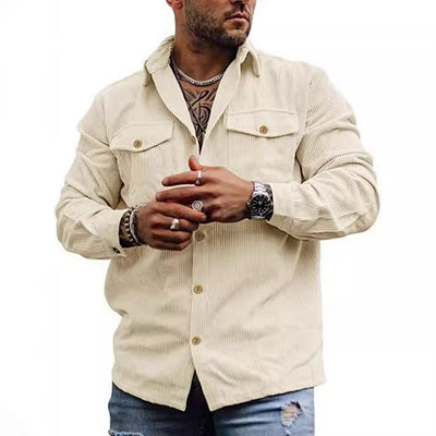 Herren cordjacke im lässigen Schnitt Aliams