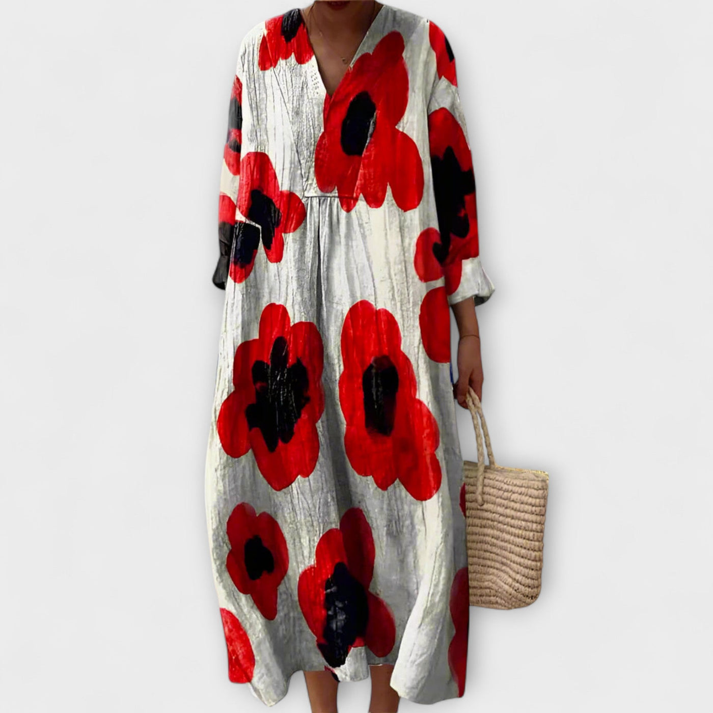 Marla - Elegantes Kleid mit geometrischem Design