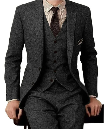 Herren 3-Dreiteiliger Hochzeitsgast Anzug | Moderne Klassisch