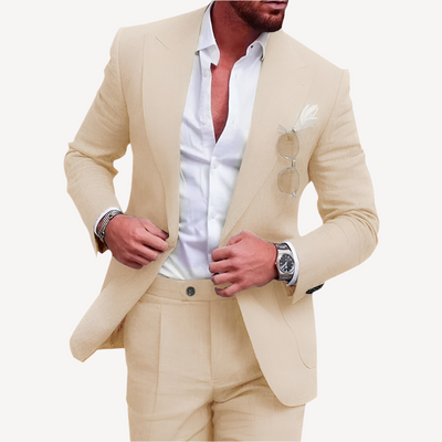 Herren Hochzeitsgast Anzug | Gelb