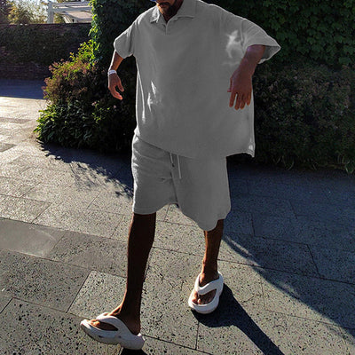 Herren lässiges Oversized T-Shirt mit kurzen Ärmeln Aliams