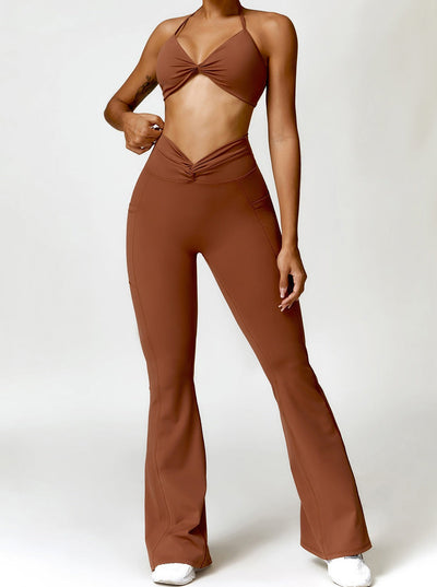 Serafina | High-Waist Schlagleggings mit figurformendem Schnitt