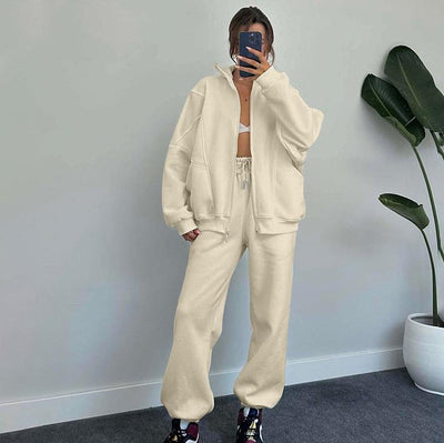 Sloane® | Set aus Jacke mit Reißverschluss und Jogginghose mit Kordelzug