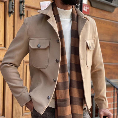 Herren elegante Utility-Jacke im modernen Stil Aliams