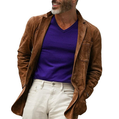 Herren modischer Wildlederblazer Aliams