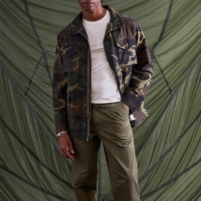 Herren funktionale Utility-Jacke mit mehreren Taschen und modernem Schnitt Aliams