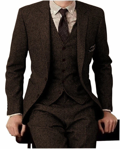 Herren 3-Dreiteiliger Hochzeitsgast Anzug | Moderne Klassisch