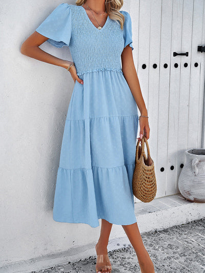 Lola | Figurbetontes Polka Dot Kleid