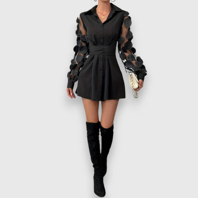 Elegantes Damen Schleifenkleid