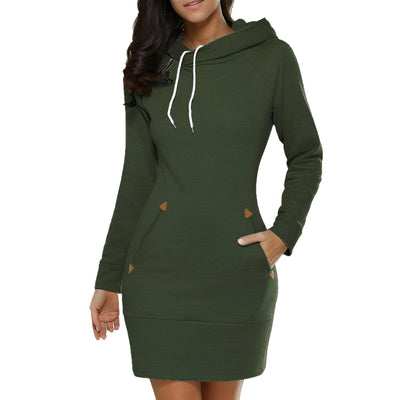 Bernadette | Casual Hoodie Kleid mit Taschen