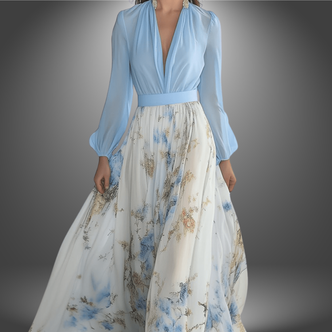 Tess | Premium Blumendruckkleid