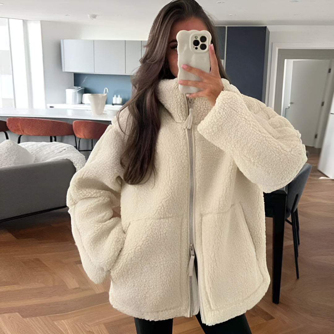 Xenia® | Jacke aus Teddyfleece