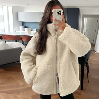 Xenia® | Jacke aus Teddyfleece