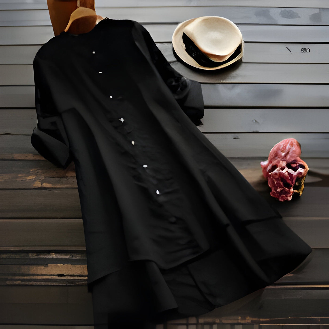 Gabbi - Sommerkleid aus Baumwolle und Leinen in Übergröße