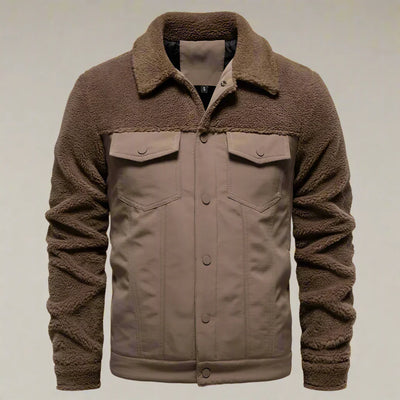 Warme Herren Sherpa Jacke