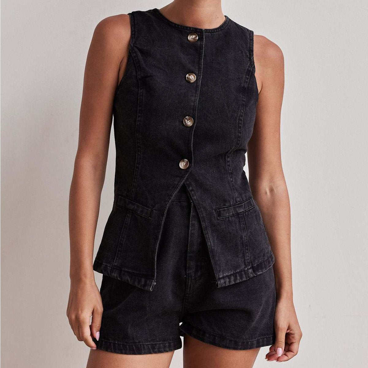 Modernes Damen Jeans-Set