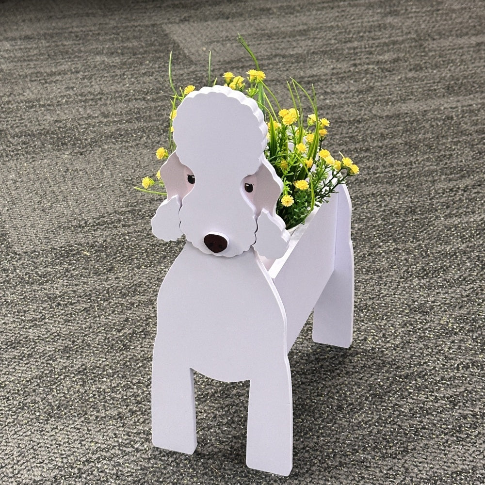 Bedlington Terrier Pflanzgefäß