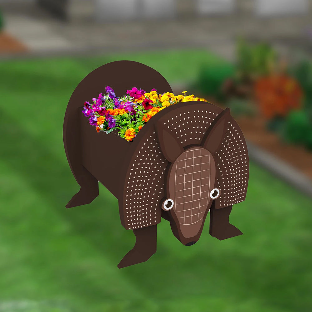 Armadillo Flower Pot