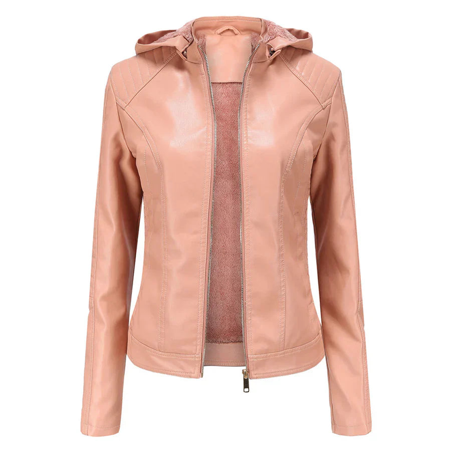 Mirjete - elegante lederjacke für einen zeitlosen look