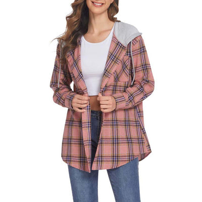 Matilde® | Kapuzenjacke mit Karomuster