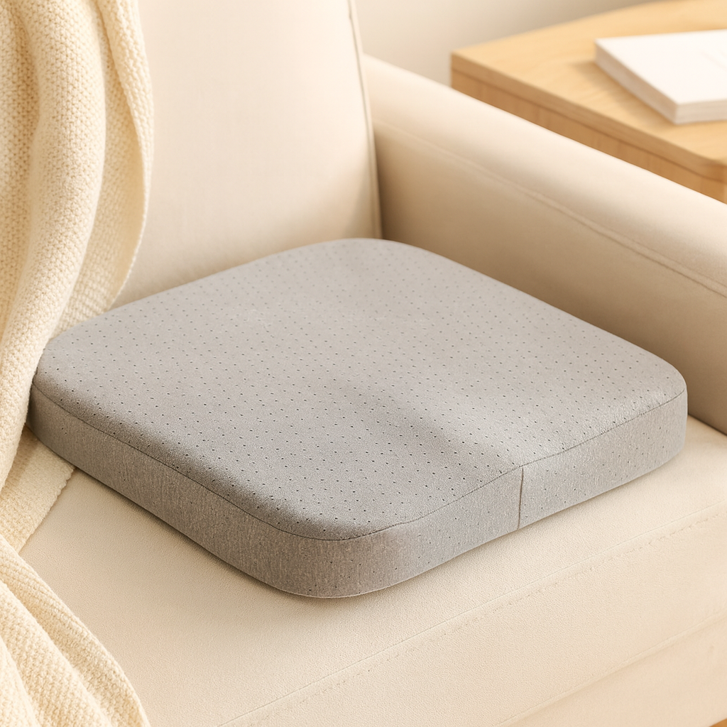 PosturaFlex | Ergonomisches atmungsaktives Sitzkissen aus Memory-Schaum