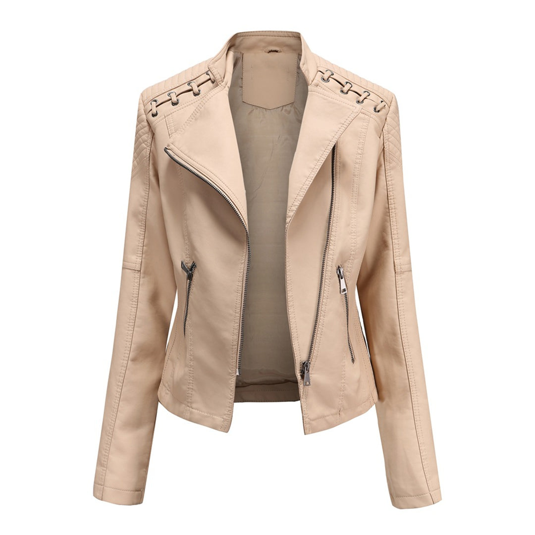 Marie - elegante lederjacke für einen zeitlosen look
