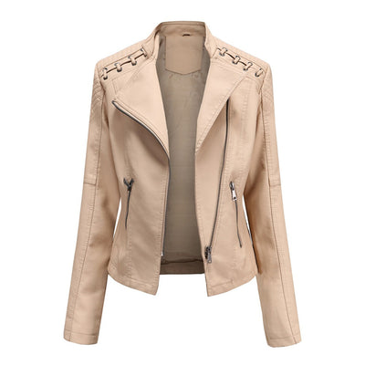 Marie - elegante lederjacke für einen zeitlosen look