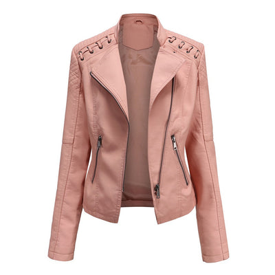 Marie - elegante lederjacke für einen zeitlosen look