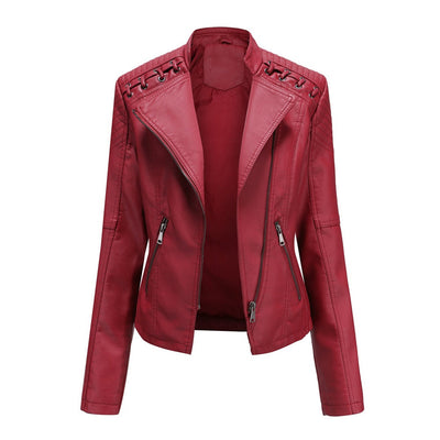 Marie - elegante lederjacke für einen zeitlosen look