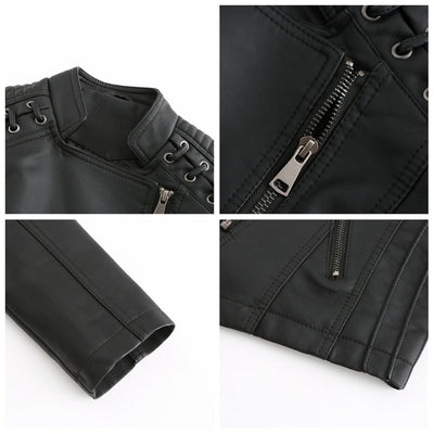 Marie - elegante lederjacke für einen zeitlosen look