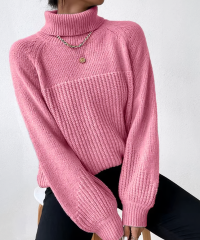 Eleganter Rollkragenpullover für Damen