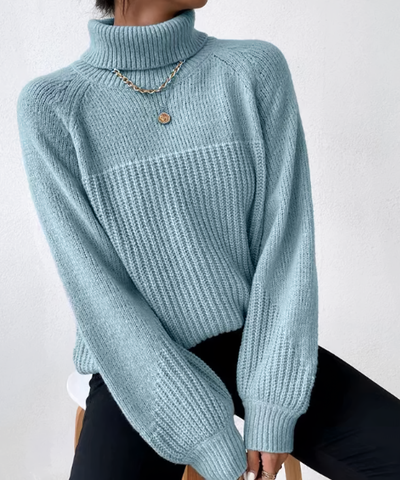 Eleganter Rollkragenpullover für Damen