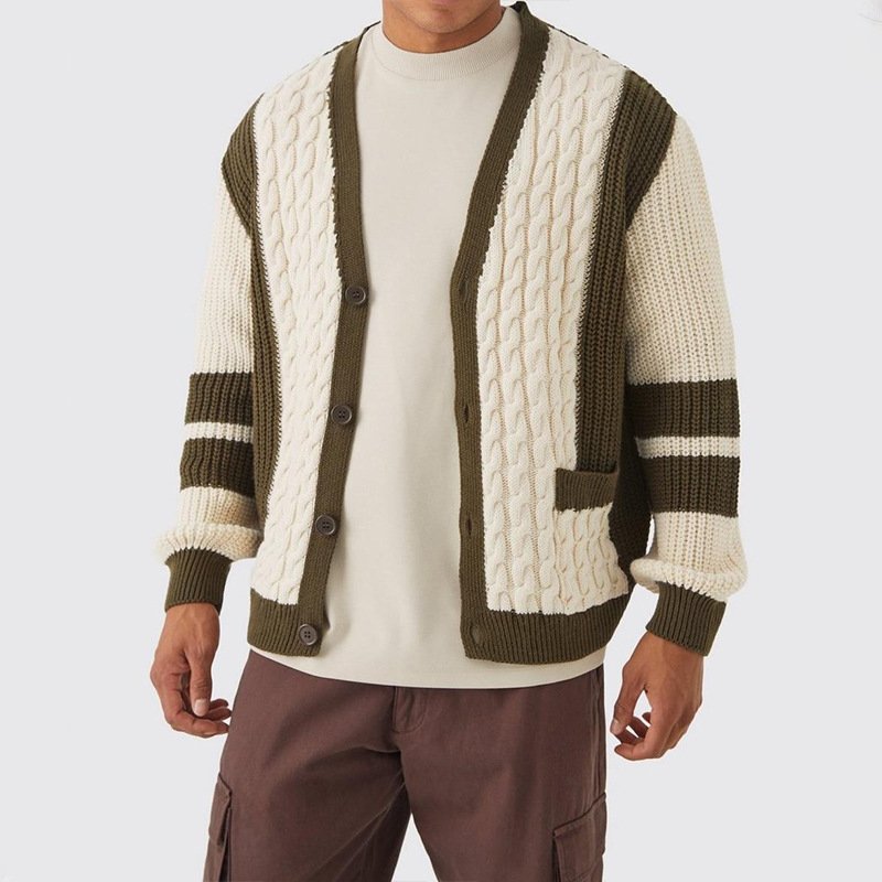 Klassische Herren Strickjacke
