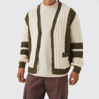 Klassische Herren Strickjacke