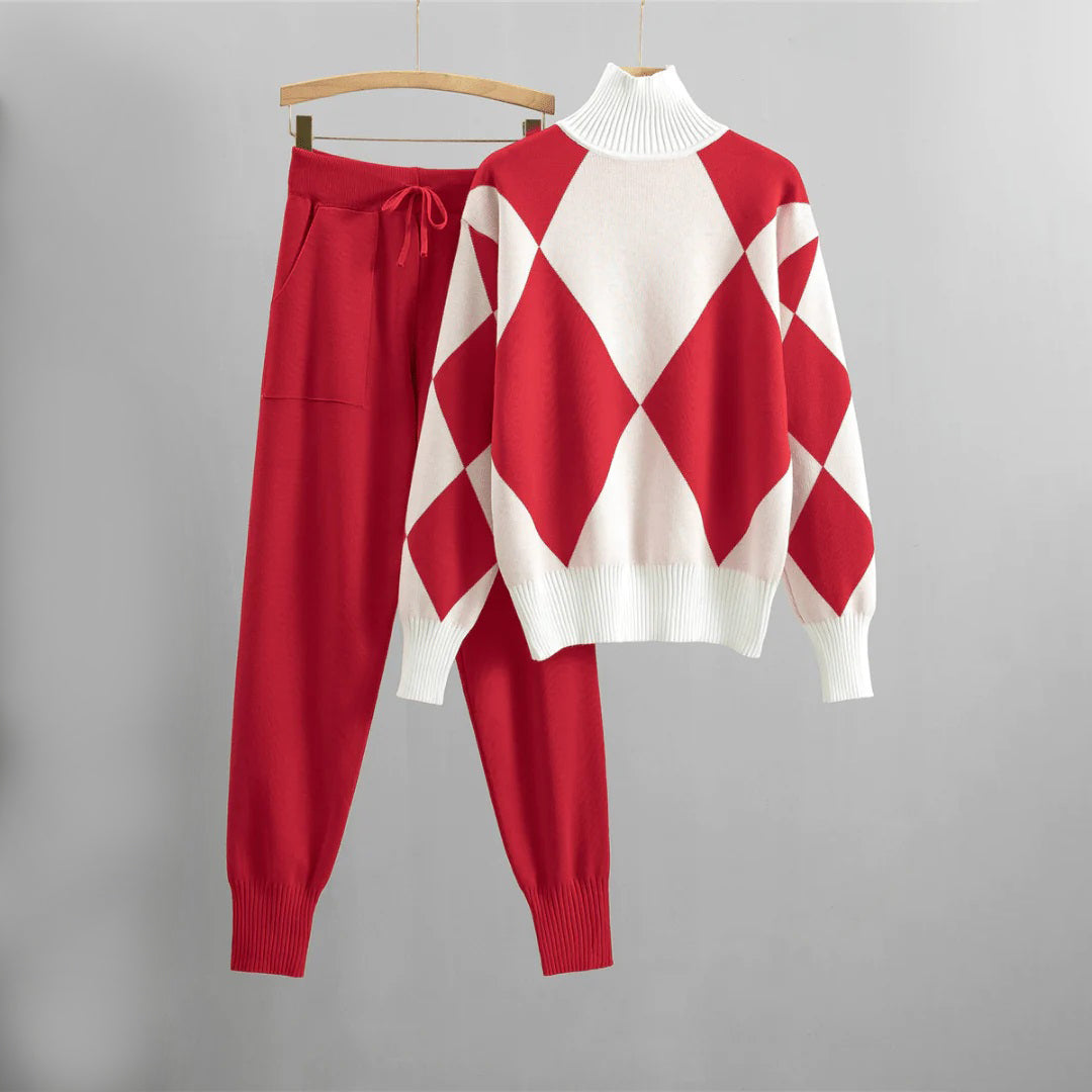 Maryana - kuscheliger pullover und hose für einen stilvollen look