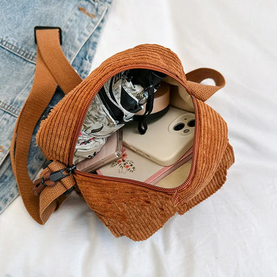 Nakia | Kleine Umhängetasche aus Cord