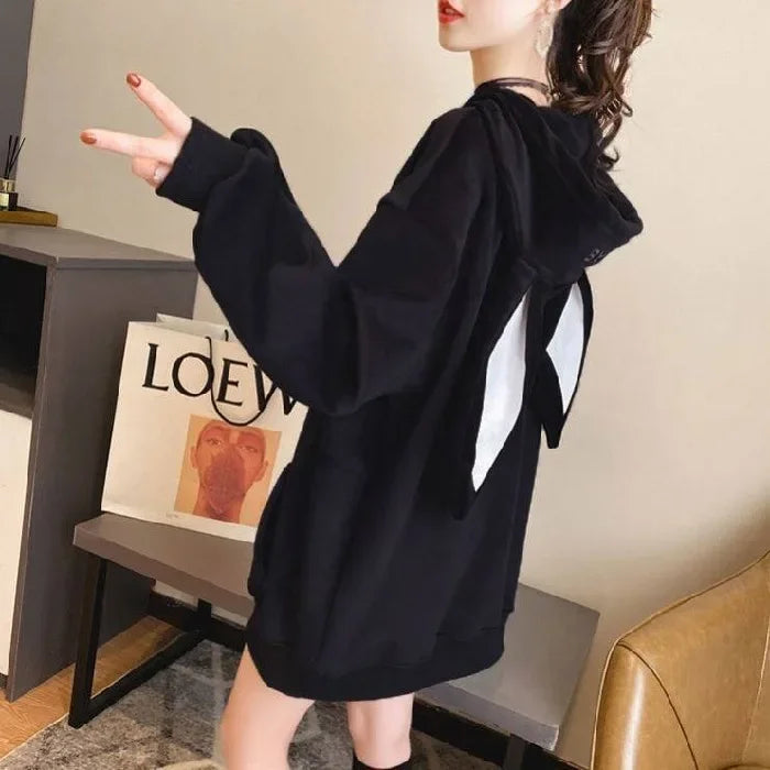 Lana® | Dick gefütterte Kapuzenjacke mit Hasenohren für Damen